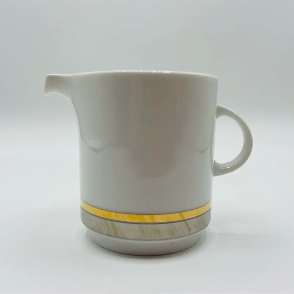 Vintage Mid-Century Thomas Germany Metallic Teapot and Creamer Set